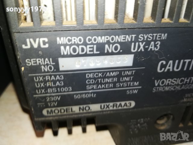 JVC REVERSE DECK CD TUNER AMPLIFIER 1808231846LNV, снимка 18 - Ресийвъри, усилватели, смесителни пултове - 41897117