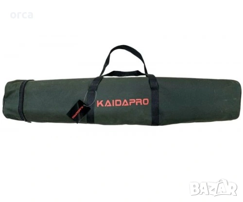 Стойка за пет въдици с нивелир KAIDA A9-7 алуминиева стабилна бряг XL, снимка 7 - Такъми - 53452273