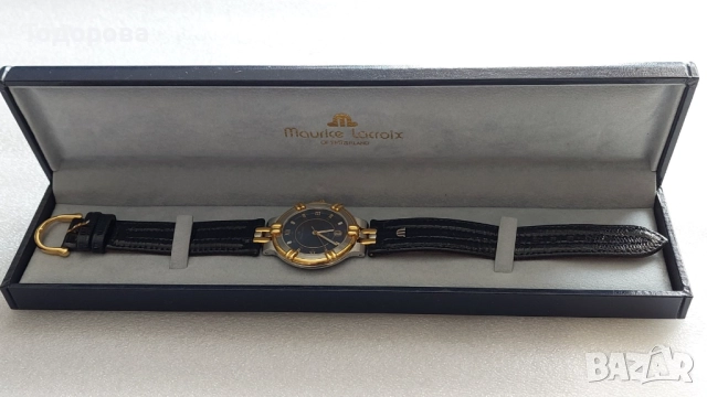 Оригинален Нов Мъжки унисекс часовник Maurice Lacroix,диаметър 35мм, снимка 3 - Мъжки - 52807161