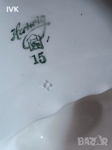 Немска антикварна фигура Hertwig & Co. Katzhütte , снимка 2 - Колекции - 52789131