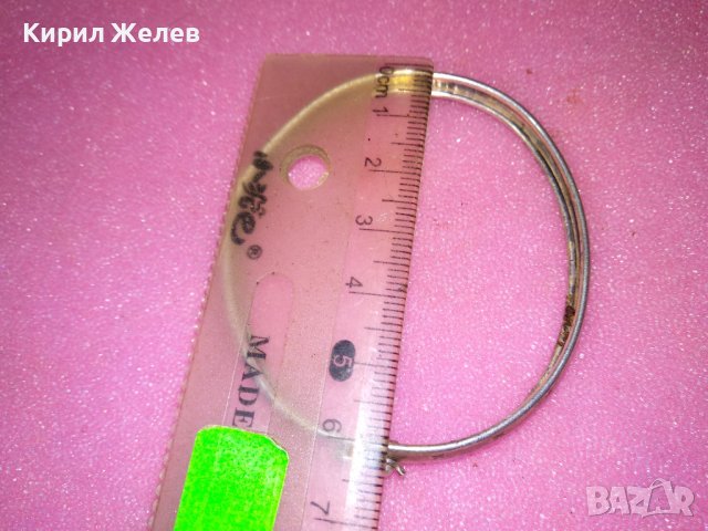 СТАРИННА МАЙСТОРСКА ЗВЕЗДОВИДНО РЪЧНО ОРНАМЕНТИРАНА СРЕБЪРНА ГРИВНА СРЕБРО ВИСОКА ПРОБА 13636, снимка 11 - Антикварни и старинни предмети - 44394500