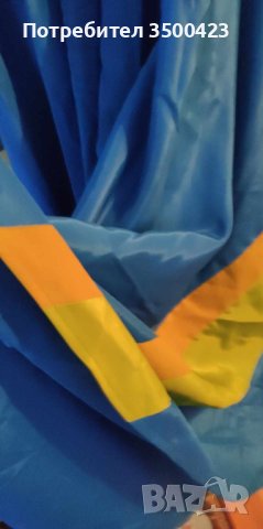 Синя копринена дамска рокля, снимка 4 - Рокли - 42475520