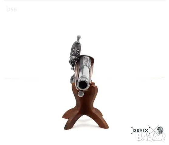 Кремъчен пищов, 18 век, Denix, 1077/G, снимка 5 - Антикварни и старинни предмети - 56166094