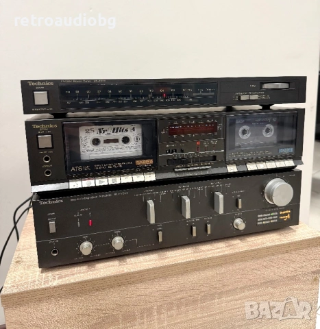 🔊Ретро аудио система - сет TECHNICS - усилвател, двукасетъчен дек и тунер🔊, снимка 4 - Аудиосистеми - 53211227