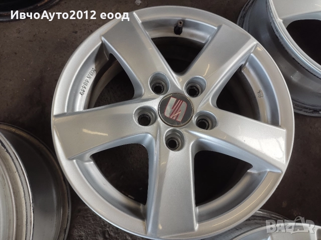 Алуминиеви джанти 15 Seat leon vw skoda audi, снимка 4 - Гуми и джанти - 52141770