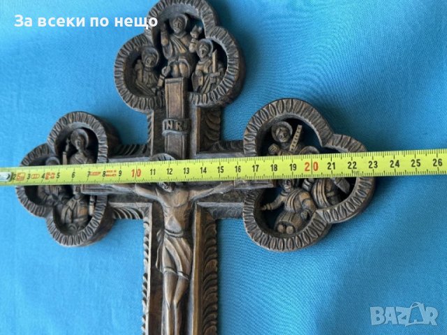 УНИКАЛЕН Стар кръст , Исус Христос , ДЪРВОРЕЗБА, снимка 12 - Други ценни предмети - 50900598