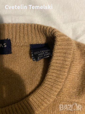 Кашмирени мъжки пуловер Grant Thomas , снимка 4 - Пуловери - 41846196