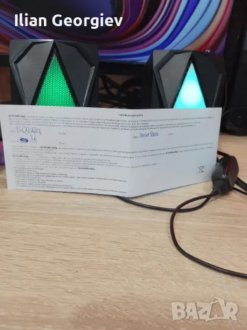 Продавам колони с RGB + Гаранционна Карта!, снимка 3 - Тонколони - 55753658