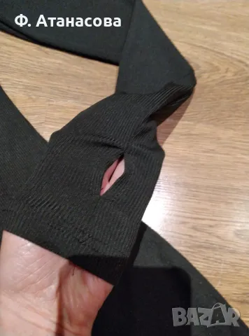 Спортна черна рокля, размер 34 / ХС, много секси, перфектна, снимка 2 - Рокли - 49599651