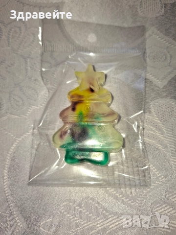 Коледни глицеринови сапунчета за подаръци, снимка 14 - Декорация за дома - 52634405