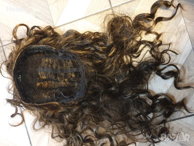 прекрасна перука 100 процента човешка коса, снимка 3 - Аксесоари за коса - 50279311