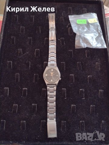 SEIKO 5 AUTOMATIC JAPAN MOVT WATER RESISTANT МАРКОВ МЪЖКИ ЧАСОВНИК СЕЙКО 5 КЛАСИЧЕСКИ МОДЕЛ 28105, снимка 7 - Мъжки - 38744143