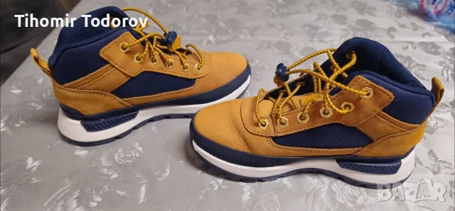 Чисто нови детски обувки Timberland Field Trekker Mid – Размер 31 (18 см)