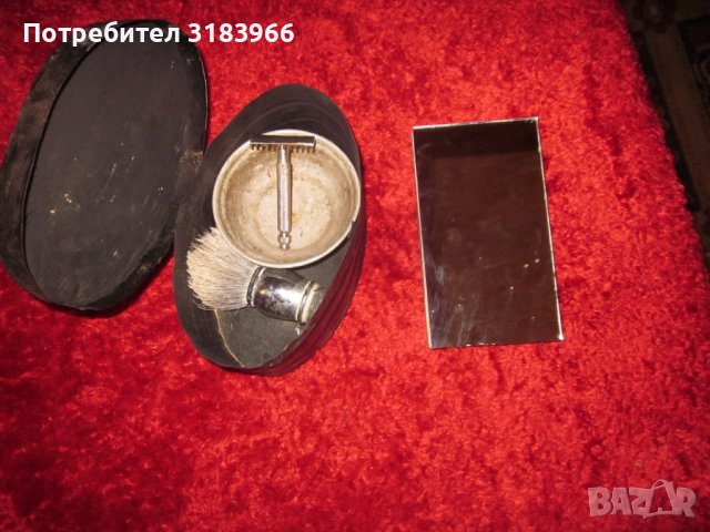 стар  бръснарски комплект , снимка 5 - Фризьорски принадлежности - 38619826