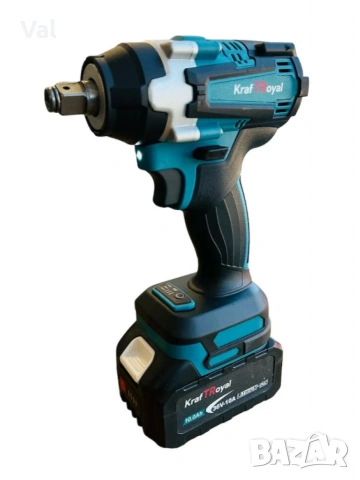 Комбиниран безчетков акумулаторен ударен гайковерт-винтоверт 36V 10Ah 850 N/m