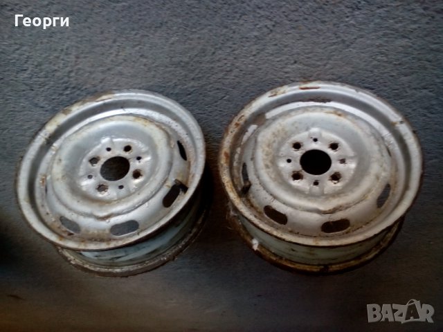 Две джанти Жигули ВАЗ 2101 или 21011 или 21013, снимка 2 - Гуми и джанти - 38786856