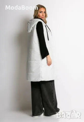 Двулицеви бели дамски елеци , снимка 3 - Елеци - 48935607