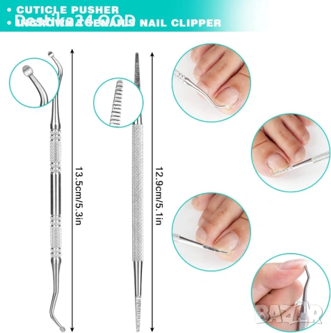 Комплект инструменти за педикюр – нокторезачки за дебели и впити нокти, снимка 2 - Продукти за маникюр - 53735210
