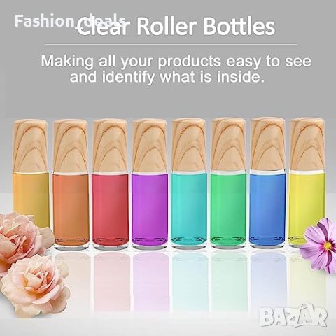 Нови 12 брoя, 2 мл ролкови бутилки празни прозрачни Неръждаема стомана Пътуване, снимка 6 - Други стоки за дома - 42095884