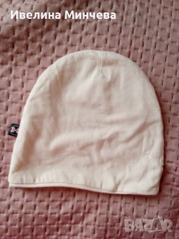 Памучни шапки за момиче размер 62-68,68 , снимка 2 - Бебешки шапки - 51369409