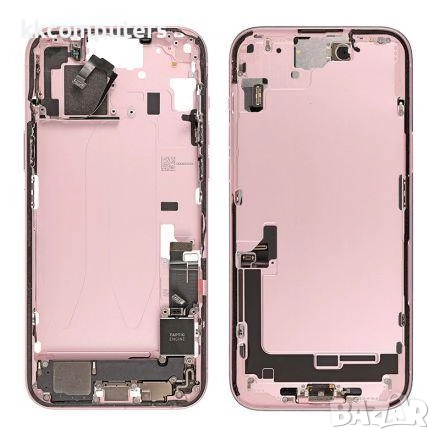 Среден борд за iPhone 15 Plus 6.7 / Розов / КЛАС B Баркод : 484297
