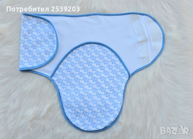 Антистрес пелена за бебе от 0 до 3 месеца, снимка 10 - Спално бельо и завивки - 51363306