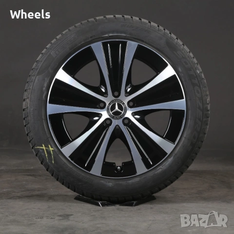 18" 5x112 Mercedes E-Klasse W213 S213 Bicolor Sport Packet OEM, снимка 4 - Гуми и джанти - 53568424