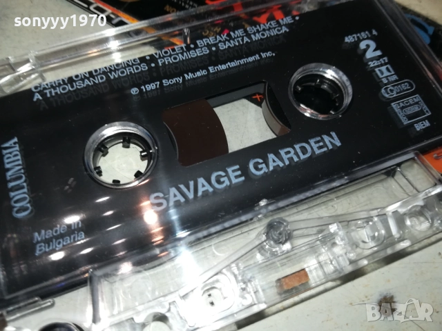 SAVAGE GARDEN-ORIGINAL TAPE 0211251817, снимка 4 - Аудио касети - 52265859