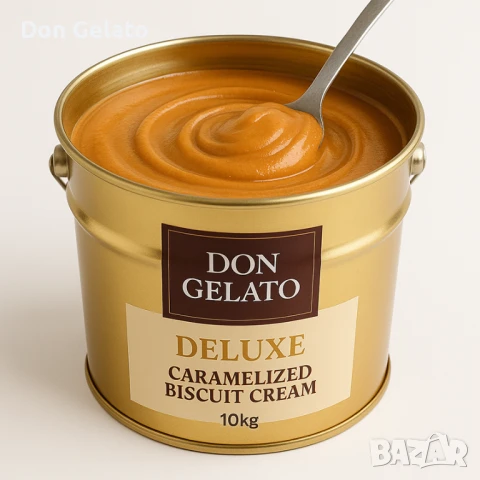 Крем пълнеж с бисквитен вкус Don Gelato Bisco Deluxe – 10 кг, снимка 5 - Други - 51268354