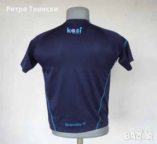Тениска на Brøndby IF • adidas • синьо • размер M • Деца, снимка 2 - Тениски - 56319787