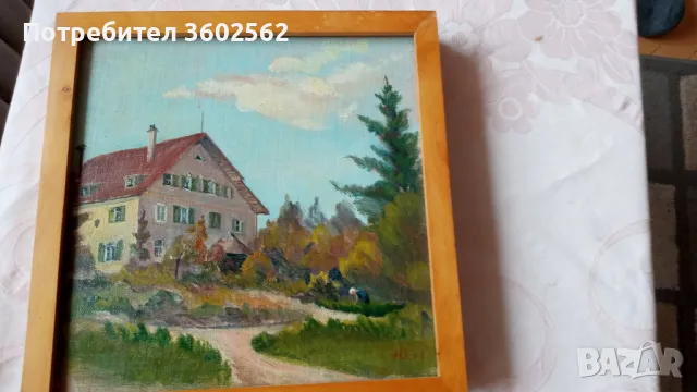 Картина масло с рамка, снимка 2 - Картини - 49958533