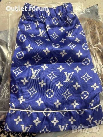 Дамска пижама Louis Vuitton сатен, снимка 2 - Пижами - 52849121