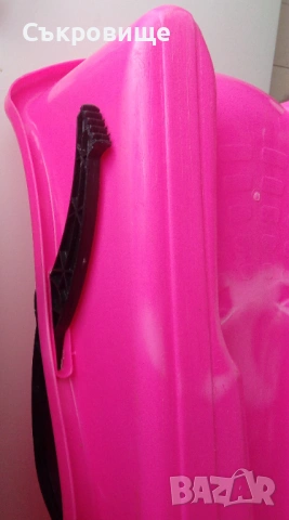 Пластмасова детска шейна със спирачки и въже за теглене, снимка 4 - Зимни спортове - 53608346