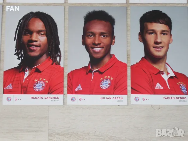 Комплект оригинални футболни картички на Байерн Мюнхен от сезон 2016/17, снимка 9 - Други ценни предмети - 17083028