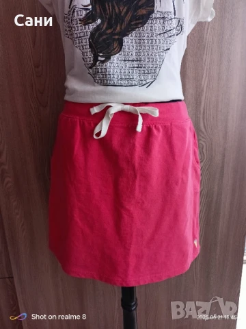 Розова памучна пола, снимка 4 - Поли - 50747555