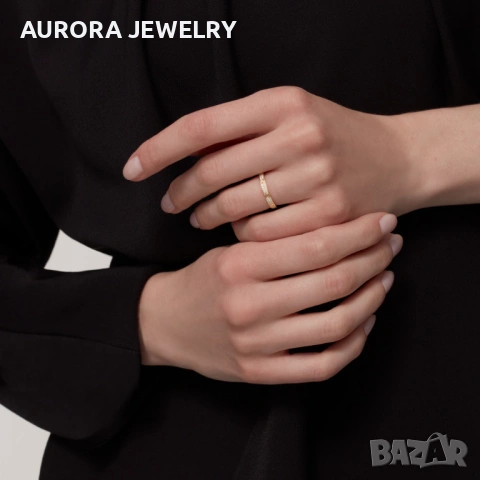 CARTIER Love Band Gold Paved Diamonds Пръстен, снимка 8 - Пръстени - 53054233