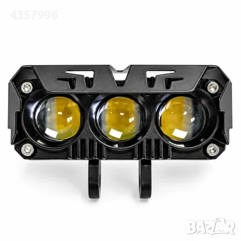 Халоген за мпс 3LED 12-24V - БЯЛО/ЖЪЛТО, 1бр