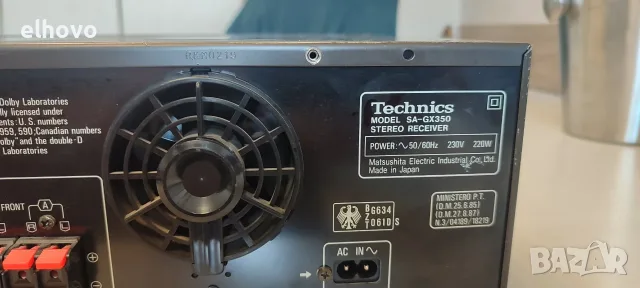 Ресивър Technics SA-GX350, снимка 3 - Ресийвъри, усилватели, смесителни пултове - 55914172