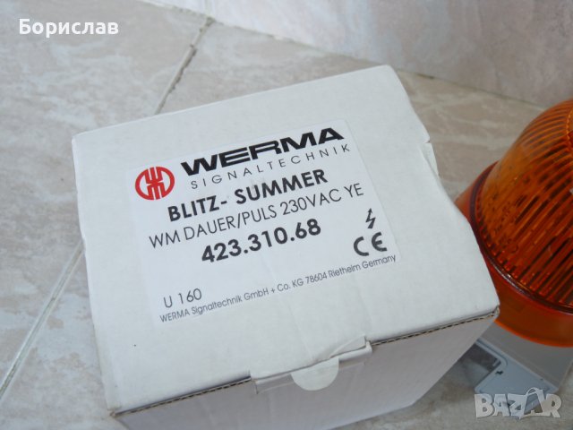 Мигащ зумер Werma 423.310.68 и сензор, снимка 5 - Друга електроника - 41979045