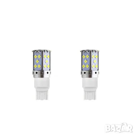 LED крушки T20 CANBUS 12-24V 2 броя