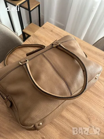 Max Mara Original Кожена чанта с  размери 38/25/10 , снимка 4 - Чанти - 55962291