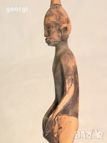 Африканска дървена фигура дърворезба 22//3, снимка 5 - Декорация за дома - 49199344