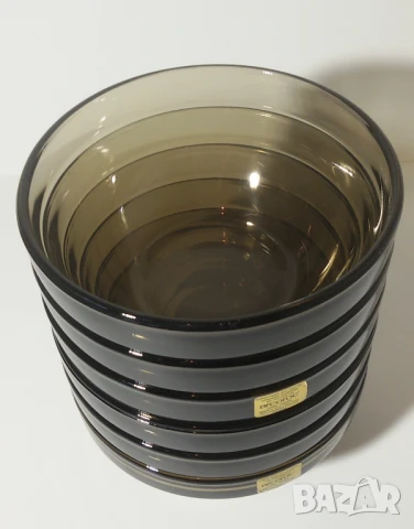 Лот 6 малки френски купички от закалено стъкло Arcoroc, снимка 2 - Прибори за хранене, готвене и сервиране - 51317280