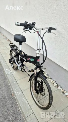 Електрически велосипед, сгъваем LvXing (48V / 9Ah, Shimano, дискови спирачки), снимка 4 - Велосипеди - 55967978