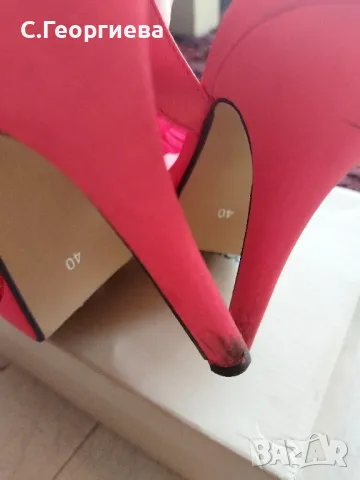 КОРАЛОВИ дамски обувки, снимка 4 - Дамски елегантни обувки - 50051612