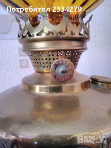 Автентична газена лампа,стара швейцарски произход., снимка 4 - Антикварни и старинни предмети - 39831431