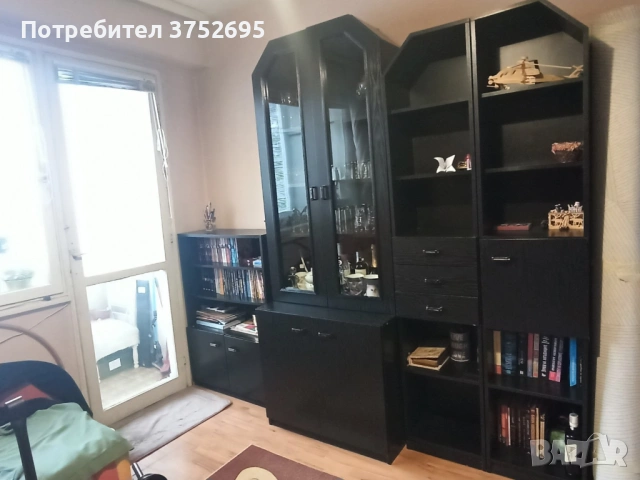 ПО ДОГОВАРЯНЕ - Черна холна секция – модулна, снимка 3 - Секции и витрини - 53212236