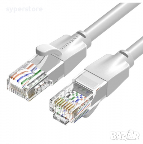 Кабел за Лан мрежа 1.5м Екраниран Vention IBEHG LAN UTP CAT-6 Сив