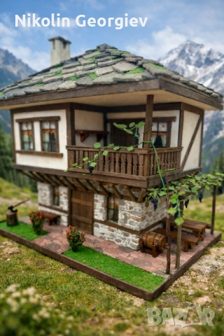 Възрожденска къща, макет