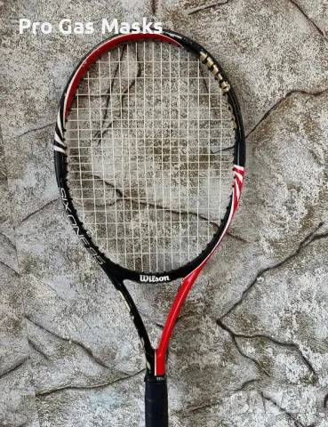 Професионална Тенис Ракета Tennis Racquet Wilson BLX Six One 95 sq inches 309 grams Grip 3 4 3/8 Нап, снимка 3 - Тенис - 49392516